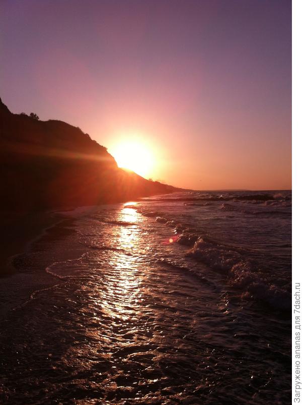 Закат на Азовском море