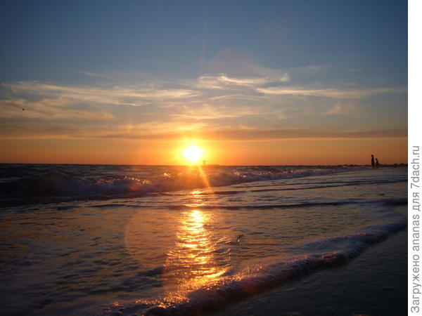 Закат. Черное море. Евпатория