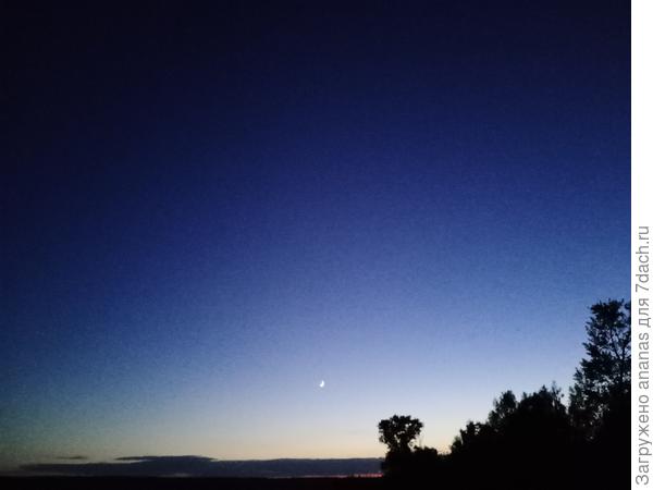 Ночь наступает , ясно