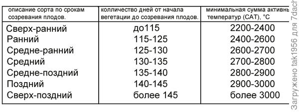 Нам с Вами годятся ранние и сверхранние с укрытием