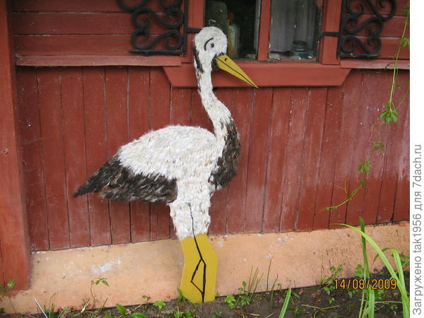 Здесь еще не окрашен клюв и ноги.