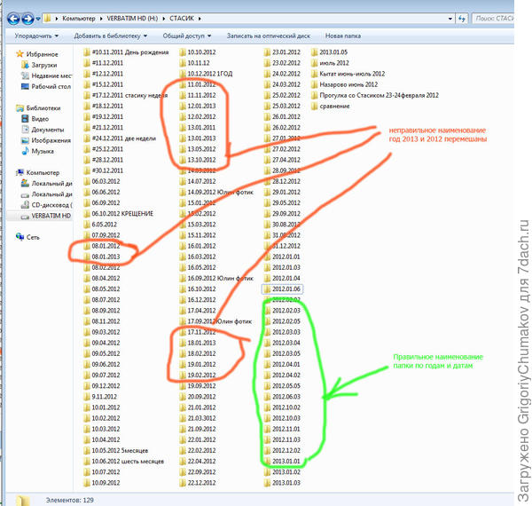Пример бардака и порядка