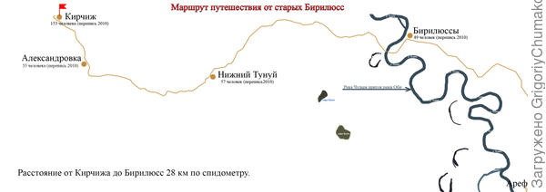 Карта бирилюссы красноярский край