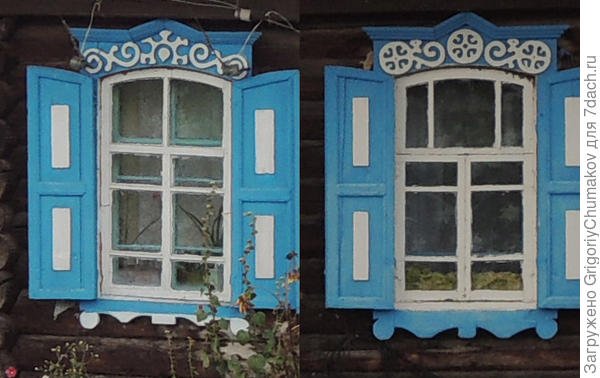 Непохожие и похожие окна