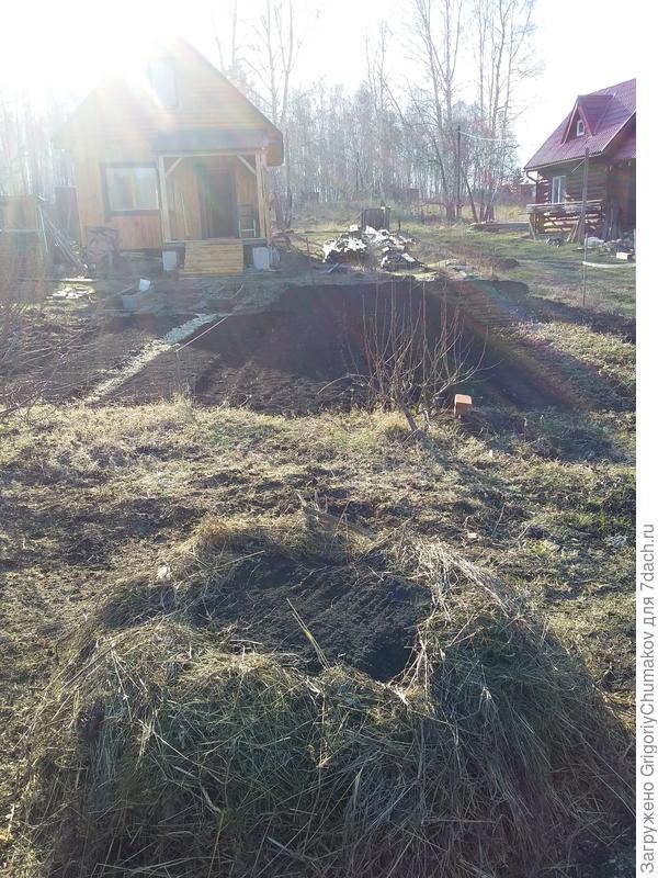 грядка под кабачки