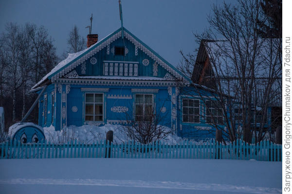 Зимняя деревенская сказка