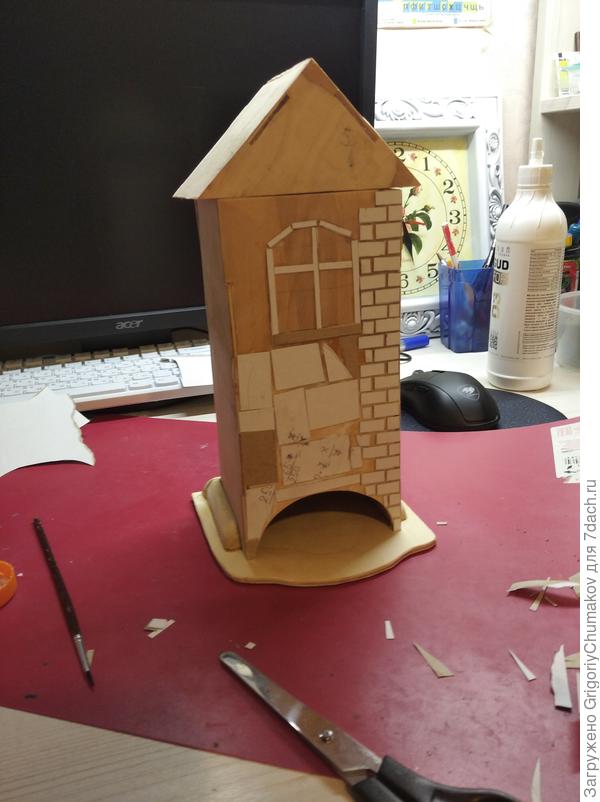 Домик без штукатурки