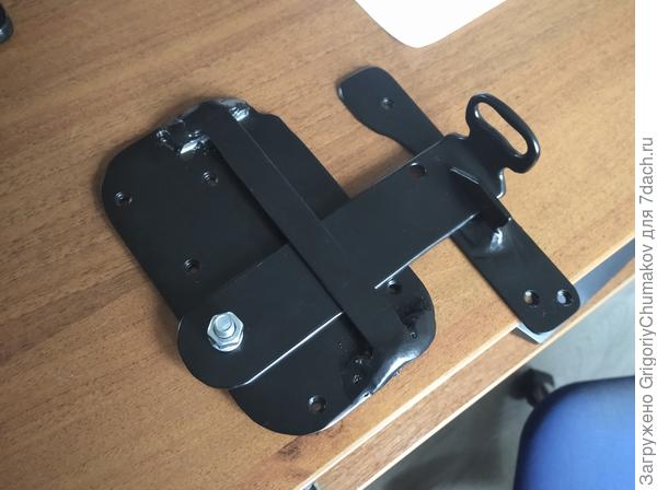 После покраски. Красить отдал в порошковую покраску