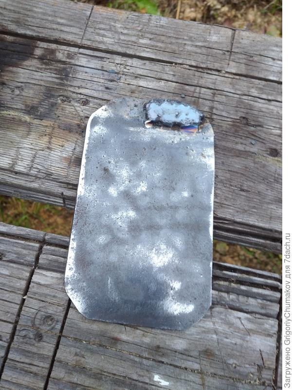 После сварки