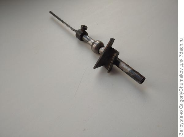 Приваренная деталь к поломанному штоку