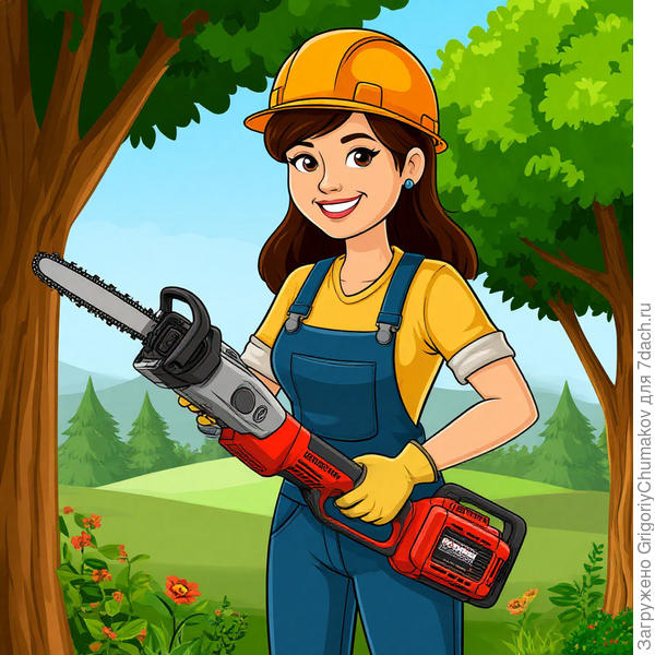 Даже нейросеть знает что такое цепная пила для сада :)