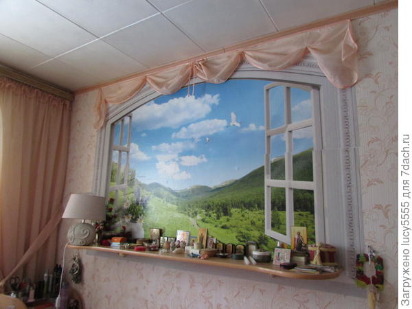 окно в спальне