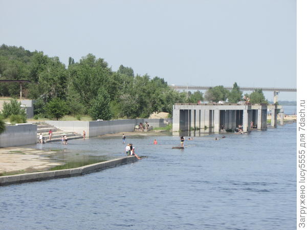 Уровень Волги у Волгограда