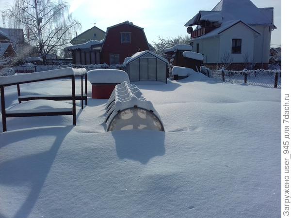 Тепличка &amp;quot;домиком&amp;quot; целехонька)