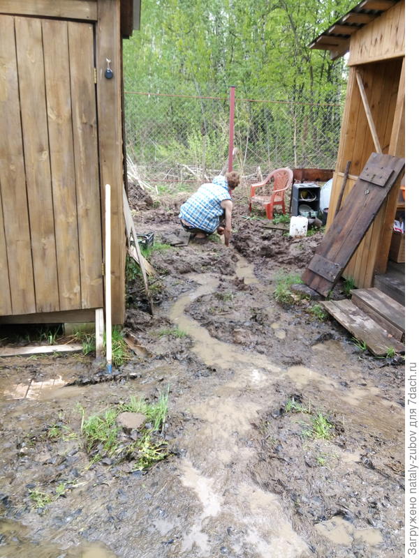 копали канаву