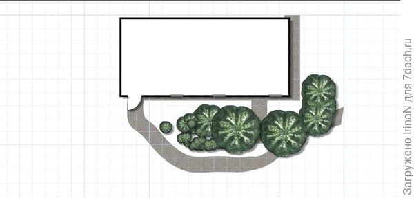 На плане особо ничего не разглядишь! Но удобно проверять, не залезли ли мы за границы.