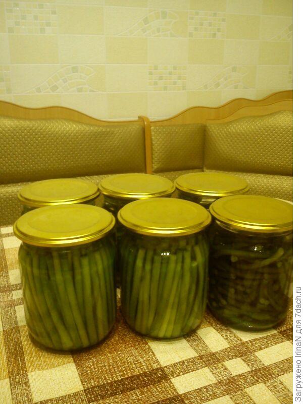 С одной грядки всегда 6 баночек.