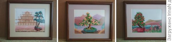 Это самые первые мои работы, простенькие. Было четыре, одну брат себе выбрал на память!