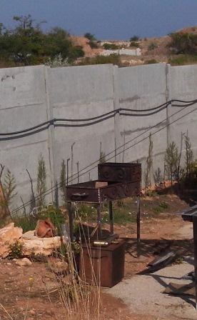 Наш мангал с коптильней.