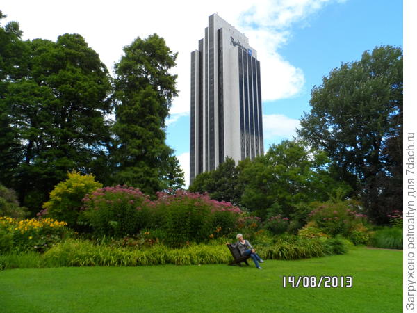 парк в Гамбурге, Германия.