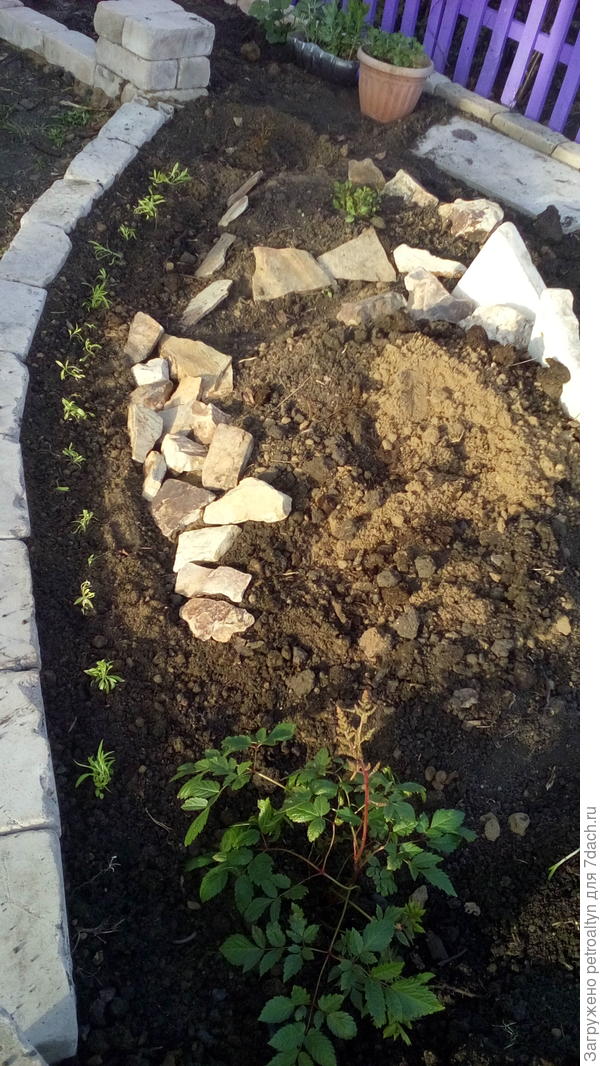 потом камешки