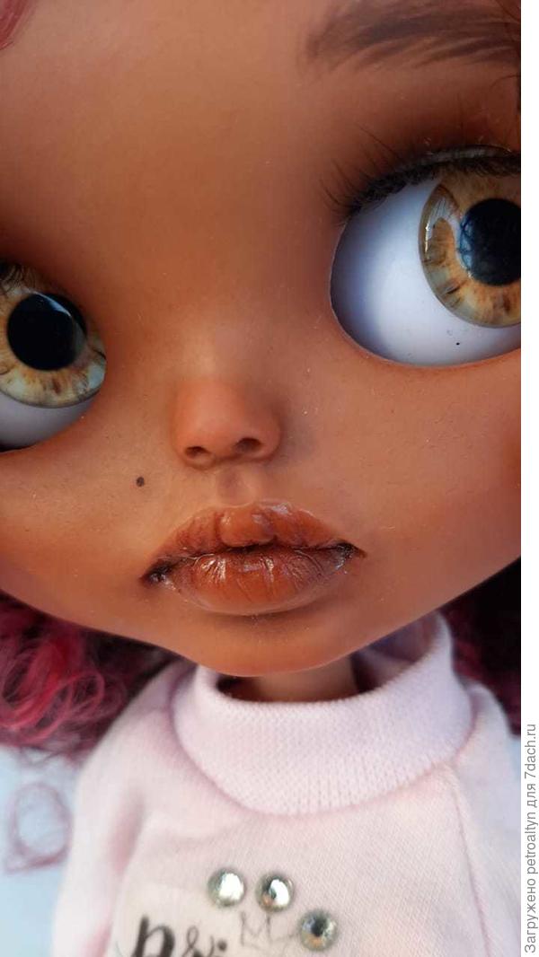 все лицо - кастом - переделка - губы, нос, глаза, тонировка