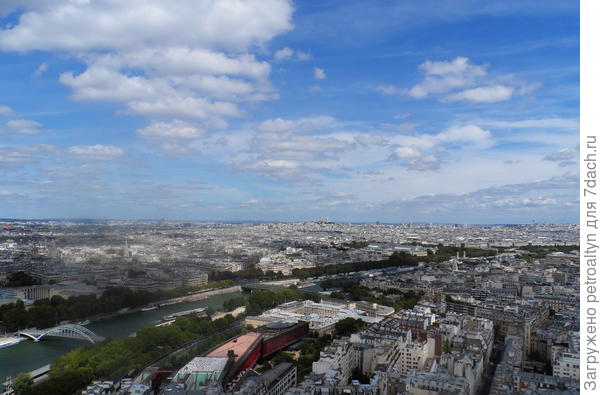 вид с Эйфелевой башни