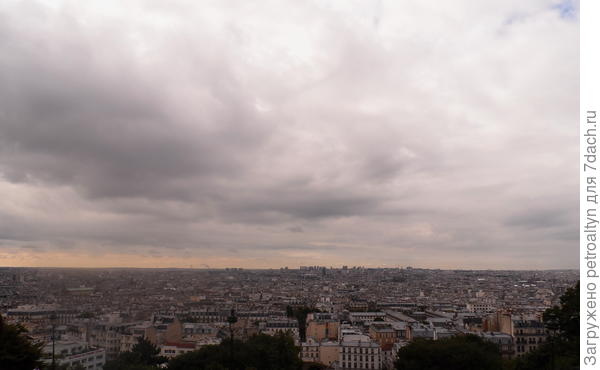 Взгляд с  Монмартра