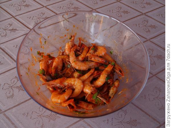 Маринуем креветки