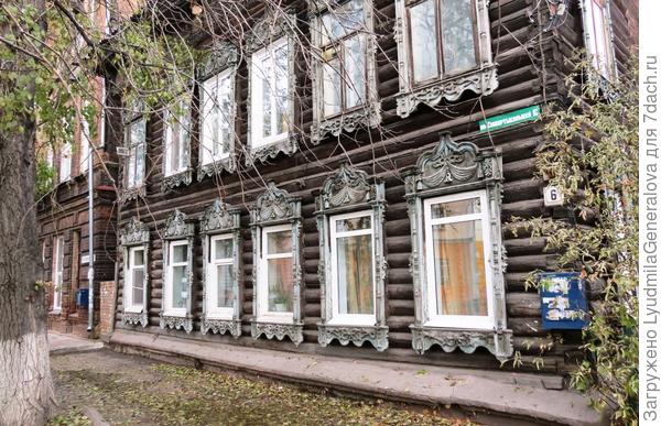 Деревянные дома в г.Томске