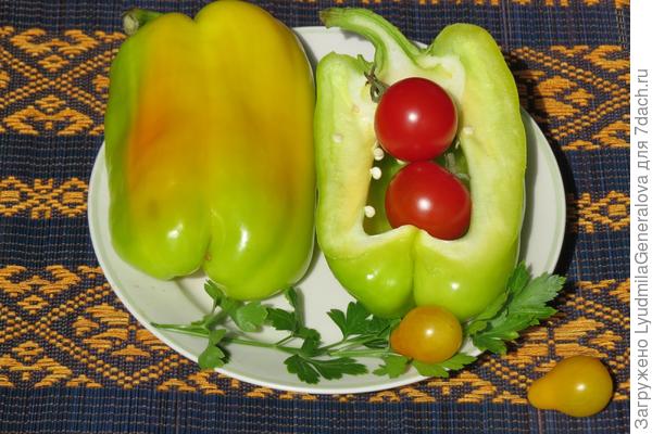 Перец в разрезе
