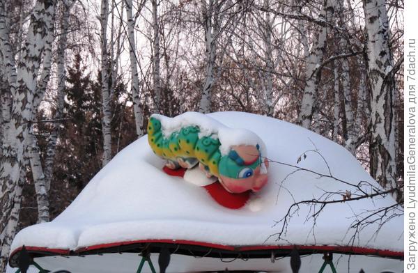 Надеюсь, она впала в анабиоз, а весной проснётся,  окуклится и превратится в красивую бабочку!