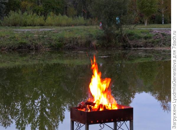 Танец огня, пляски огня... Не знаю как назвать. Но нравится смотреть на огонь.