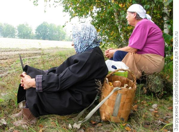 Находились девчата (!);):D:cool: по лесу, сели передохнуть.