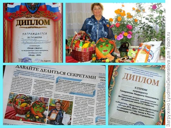На областном конкурсе - второе место и ценный приз.Ну, и в СМИ попала ветеранская "Флора"