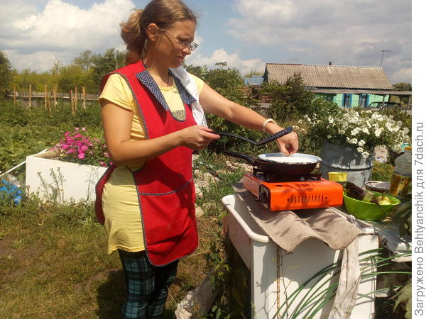 можно готовить, не заходя в дом