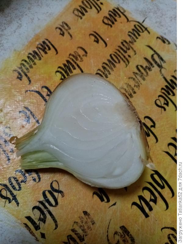 Вот. Сфотала сегодня. А о чем тебе разрез расскажет?