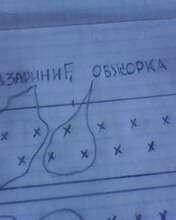 Место посадки на схеме