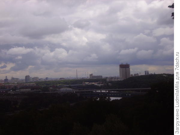 Летние небо Москвы.
