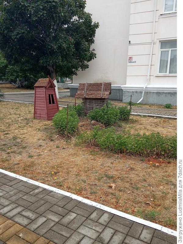 Во дворе школы