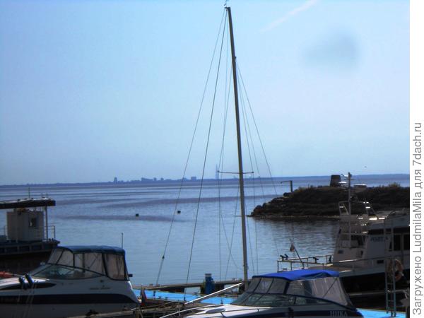 Небо в дымке над СПб