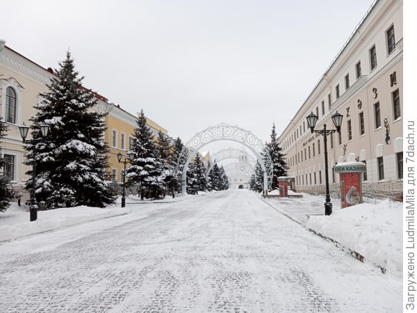 На территории