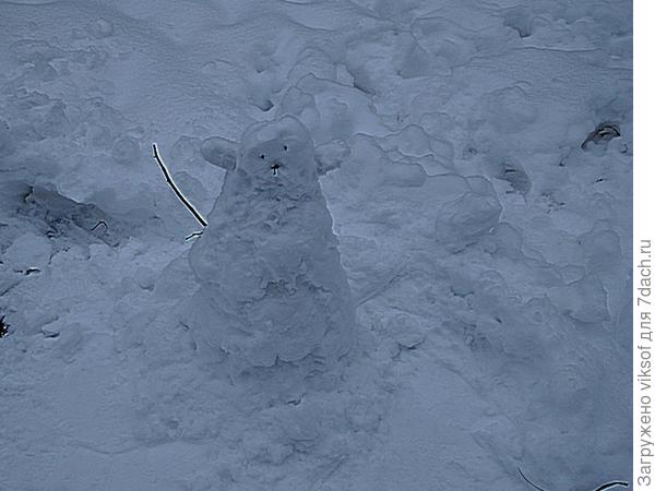 маленький снеговик - ушастик