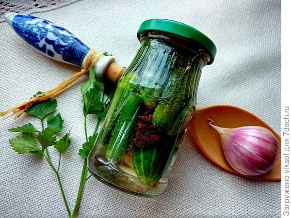 Во как - полна банка огурцов!