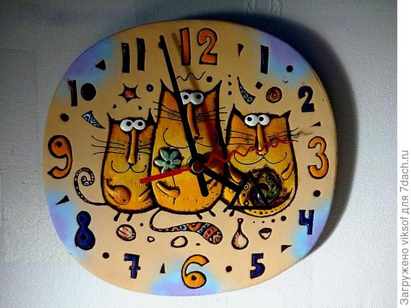 какие же мне ещё часы дарить, как не кошачьи...