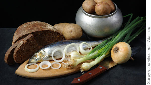 Завтра отварю картошечки, да с селёдочкой, да с лучком