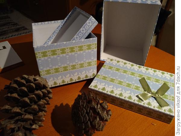 Даже, если одну сторону коробки украсить - будет праздник!