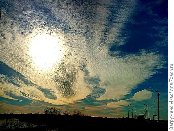 Чудо небесное по дороге на дачу