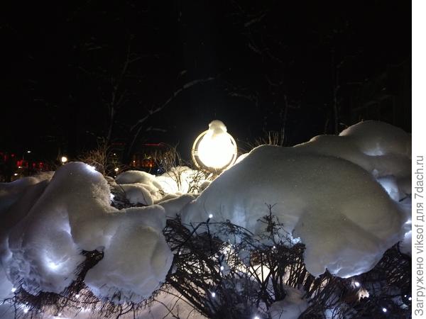 снег + свет = зимние чудеса,