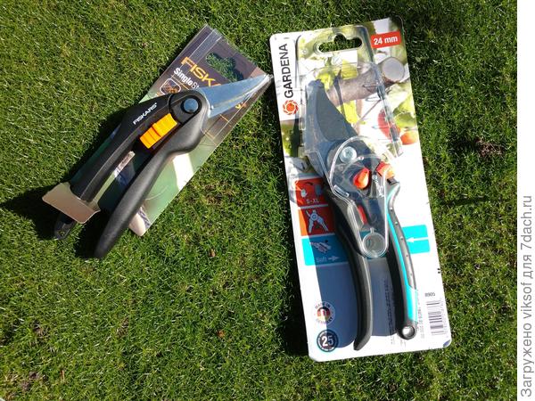 Садовые ножницы подарила моему дружку доктору ( он очень доволен, а секатор служит мне уже не первый год - очень довольна!